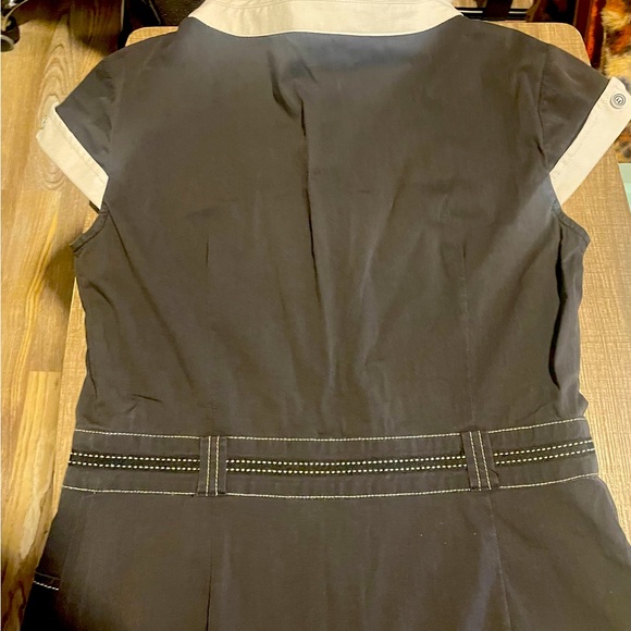 Cute vintage style dress. Black and white. - Picture 5 of 7